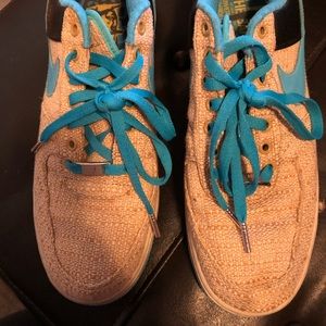 Nike Air Force 1 Thompson Blue Tan Men’s size 10.5